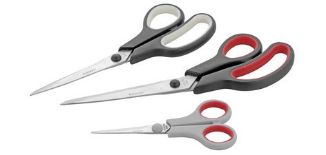 Set de ciseaux TRIO CUT, 3 pièces