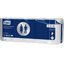 TORK Papier toilette, 3 couches, blanc