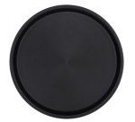 Plateau de service OHIO, rond, noir