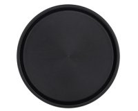 Plateau de service OHIO, rond, noir