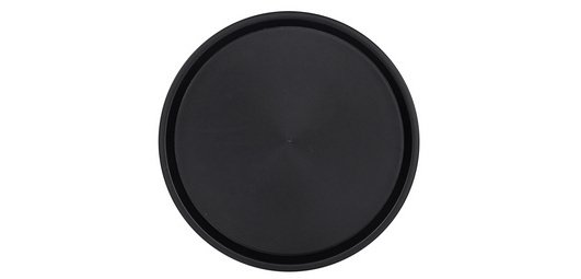 OHIO Service Tray, round, black