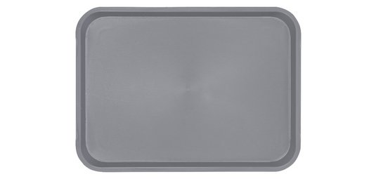 Plateau de service OHIO, rectangulaire, gris