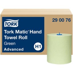 TORK Matic Rouleau d'essuie-mains, 2 couches, 150 m, vert