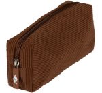 Trousse en velours côtelé