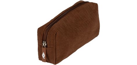 Trousse en velours côtelé