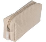 Trousse en velours côtelé