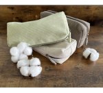 Trousse en velours côtelé