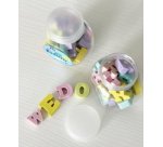 Gomme en plastique ABC, 26 pièces dans une boîte