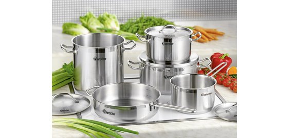 Bartscher Kit casseroles CÉSAR, 9 pièces
