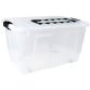 Opbergdoos HOME BOX, wieltjes & handvat