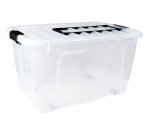 Boîte de rangement HOME BOX, roulettes & poignée