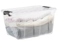Boîte de rangement HOME BOX, 30 L, transparent