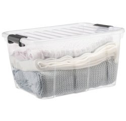 Boîte de rangement HOME BOX, 30 L, transparent