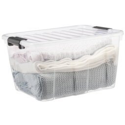 Boîte de rangement HOME BOX, 30 L, gris