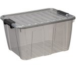 Boîte de rangement HOME BOX, 30 L, transparent
