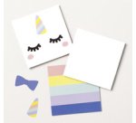 Carte DIY, uni, 60 x 60 mm, blanc