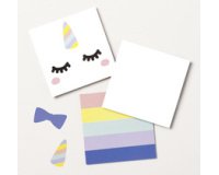 Carte DIY, uni, 60 x 60 mm, blanc