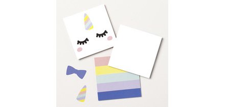 Carte DIY, uni, 60 x 60 mm, blanc