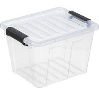 Boîte de rangement HOME BOX, 2L, gris translucide