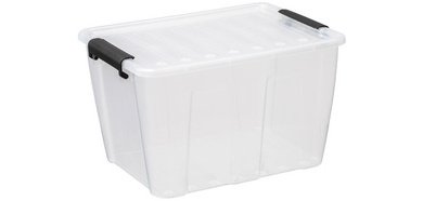 Boîte de rangement HOME BOX, 15 L, transparent