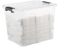 Boîte de rangement HOME BOX, 40 L, transparent
