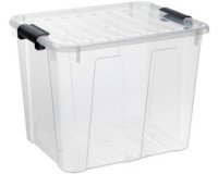 Boîte de rangement HOME BOX, 40 L, transparent