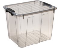 Boîte de rangement HOME BOX, 40 L, gris