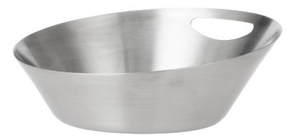 Corbeille à pain et à service VISTA, rond, argent