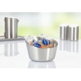 Coupelle pour snacks et dips VISTA, rond, argent