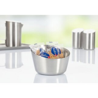 Coupelle pour snacks et dips VISTA, rond, argent