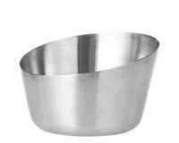 Coupelle pour snacks et dips VISTA, rond, argent