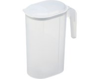 Pichet, 1,5 litre, transparent/blanc