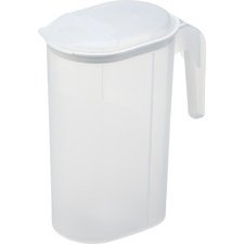Pichet, 1,5 litre, transparent/blanc