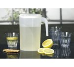 Pichet, 1,5 litre, transparent/blanc