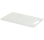 Planche à découper avec rainure à jus, blanc