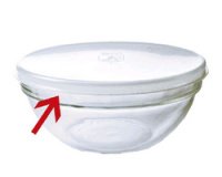 Arcoroc Couvercle pour bol EMPILABLE, 140 mm