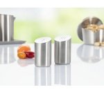 Kit salière et poivrier VISTA, argent