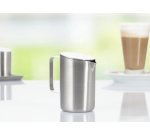 Pot à lait avec couvercle VISTA, rond, argent