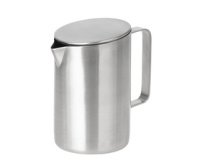 Pot à lait avec couvercle VISTA, rond, argent