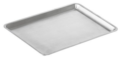 Plateau de service VISTA, rectangulaire, argent