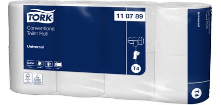 TORK Papier toilette, 2 couches, blanc