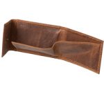 Mini porte-monnaie, en cuir, marron