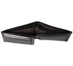 Portefeuille, format paysage, en cuir