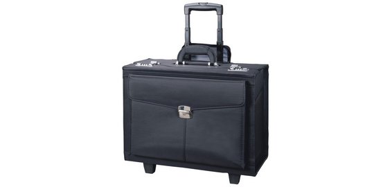 Valise pour pilote 'ROCCA II', microfibre, noir