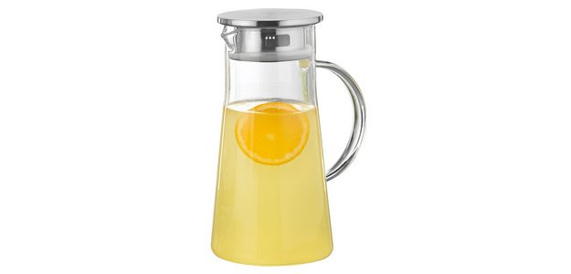 Carafe en verre PORTO, avec poignée, 1 litre