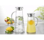 Carafe en verre PORTO, avec poignée, 1 litre