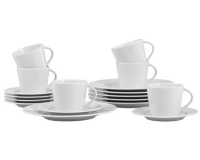 Service à café ISTA, 18 pièces, set économique