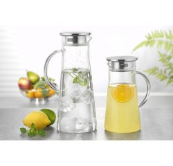 Carafe en verre FARO, avec poignée, 1,7 litre