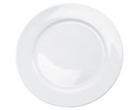 Assiette plate HEIKE, 250 mm, blanc, set de 6