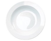 Assiette creuse HEIKE, 230 mm, blanc, set de 6